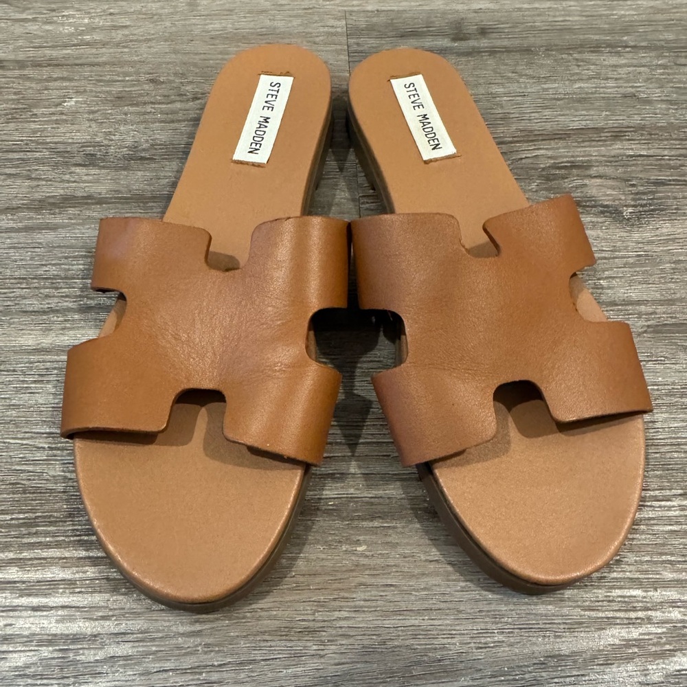 Steve Madden Dariella Leather Slides
